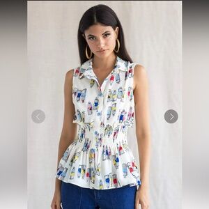 EVA FRANCO ROWENA ART SUPPLY TOP, 4